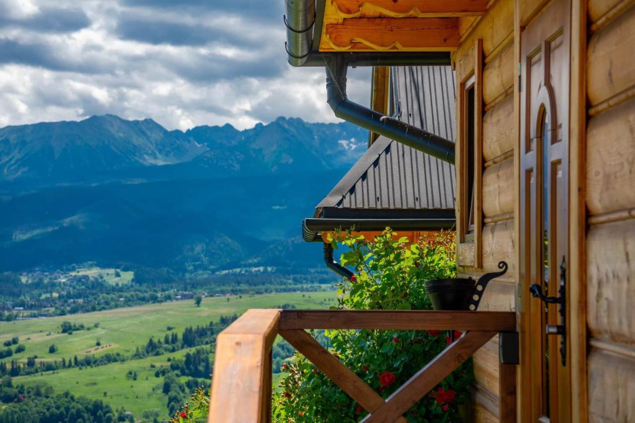 Domki Widokowe Wooden Luxury Chalet & Jacuzzi Zab Esterno foto