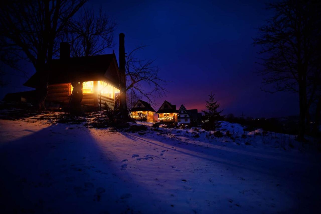Domki Widokowe Wooden Luxury Chalet & Jacuzzi Zab Esterno foto