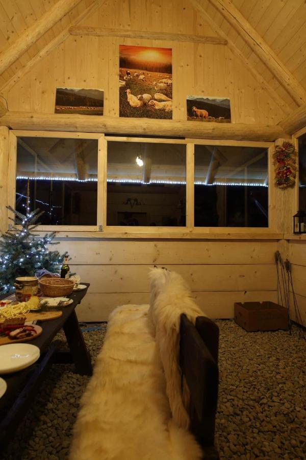Domki Widokowe Wooden Luxury Chalet & Jacuzzi Zab Esterno foto