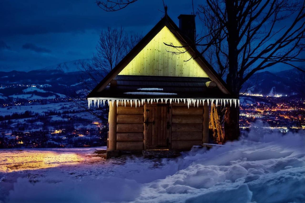 Domki Widokowe Wooden Luxury Chalet & Jacuzzi Zab Esterno foto