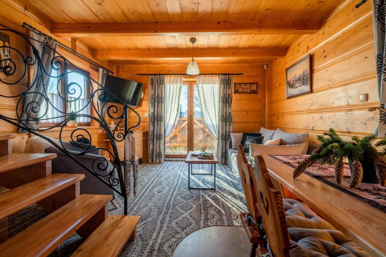 Domki Widokowe Wooden Luxury Chalet & Jacuzzi Zab Esterno foto