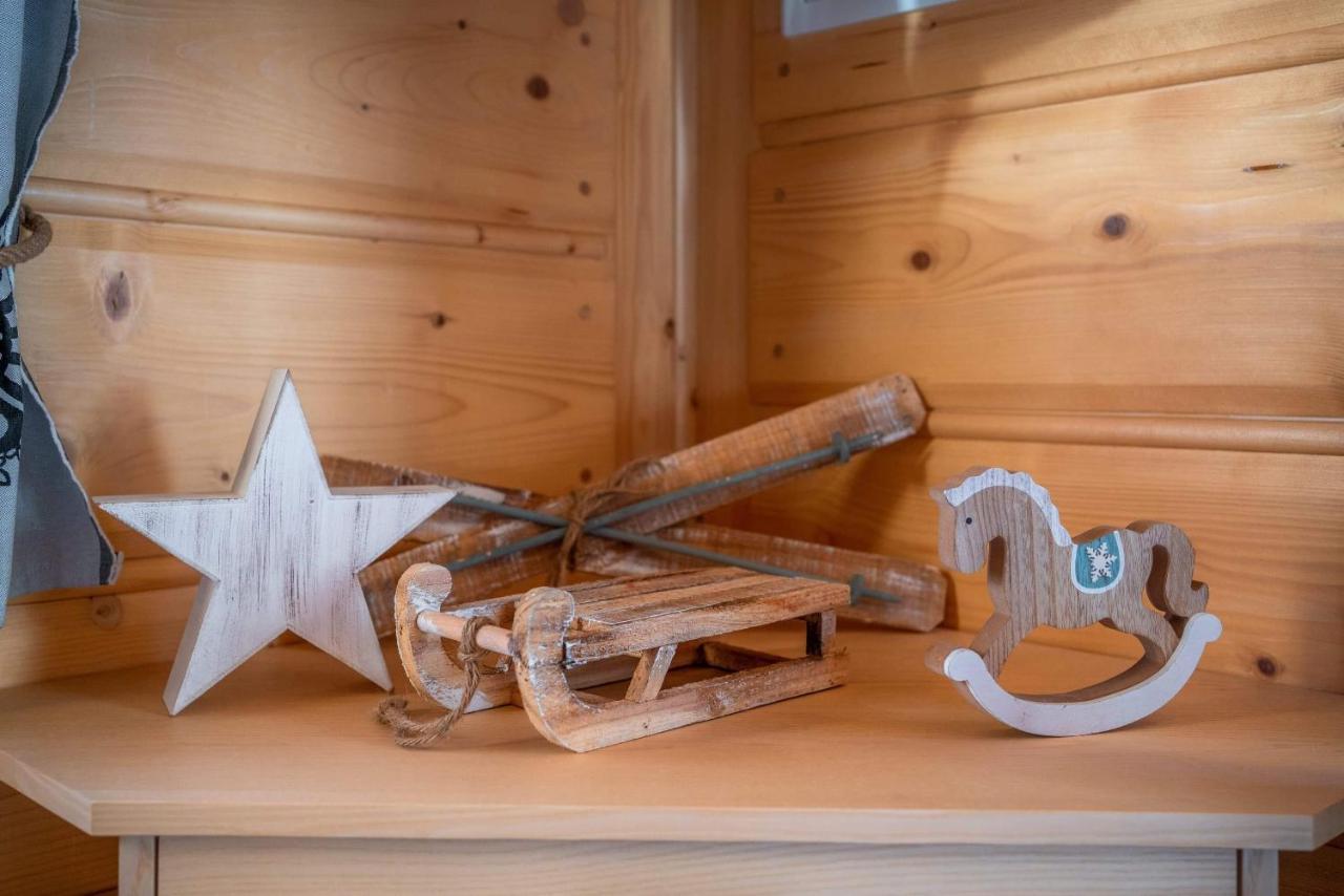 Domki Widokowe Wooden Luxury Chalet & Jacuzzi Zab Esterno foto