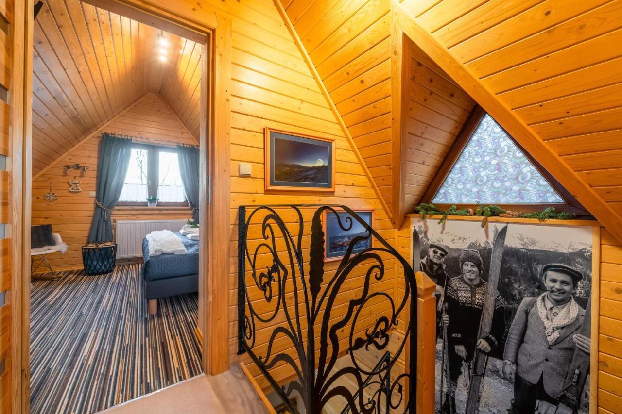 Domki Widokowe Wooden Luxury Chalet & Jacuzzi Zab Esterno foto