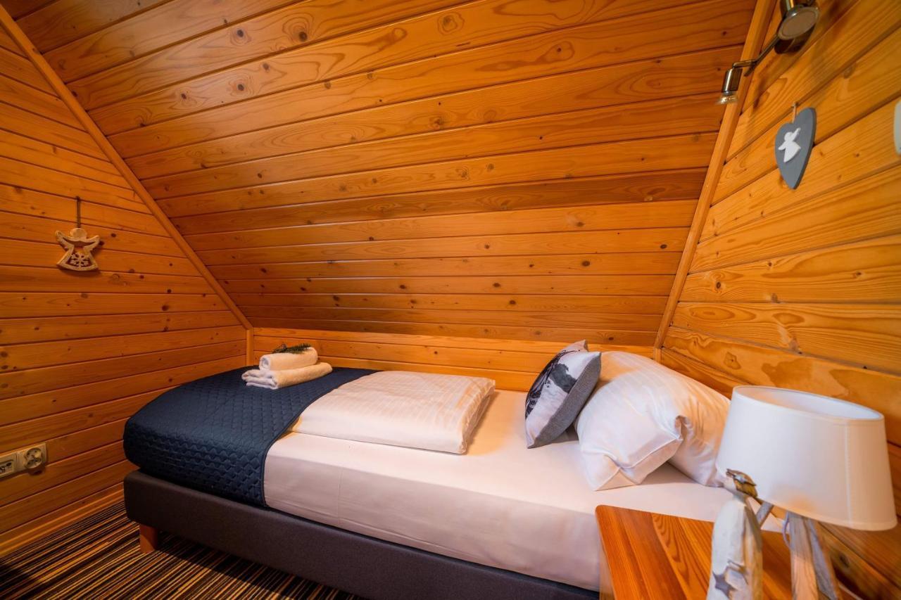 Domki Widokowe Wooden Luxury Chalet & Jacuzzi Zab Esterno foto
