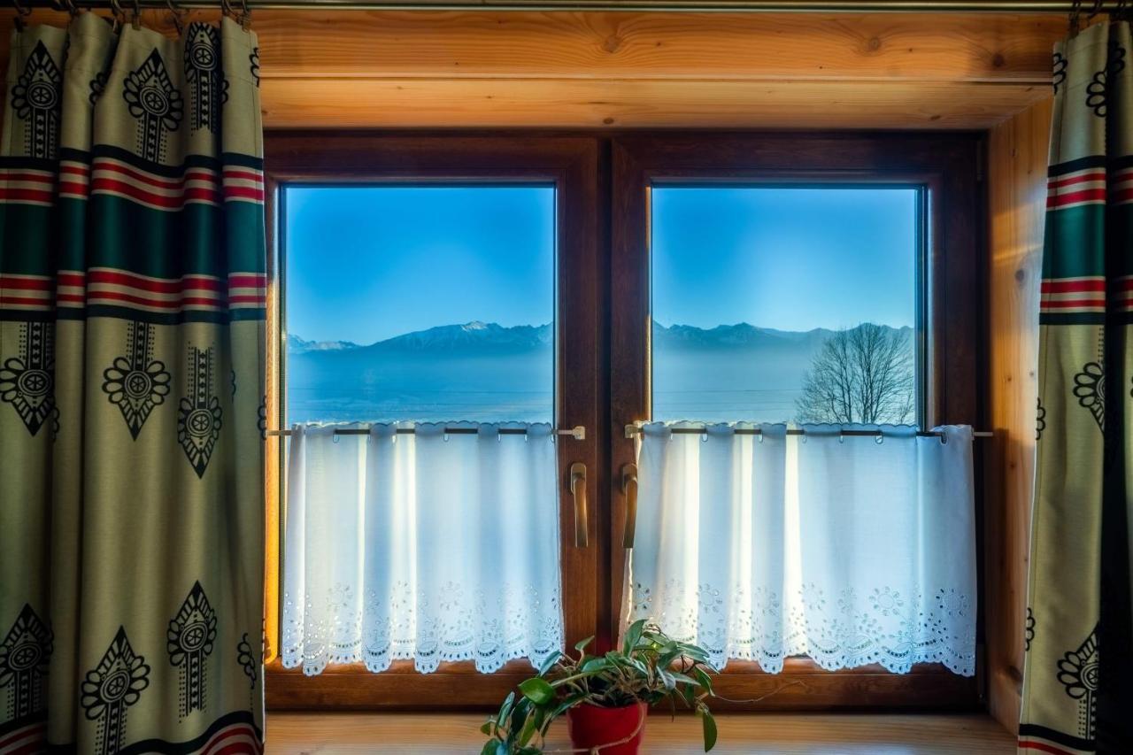Domki Widokowe Wooden Luxury Chalet & Jacuzzi Zab Esterno foto