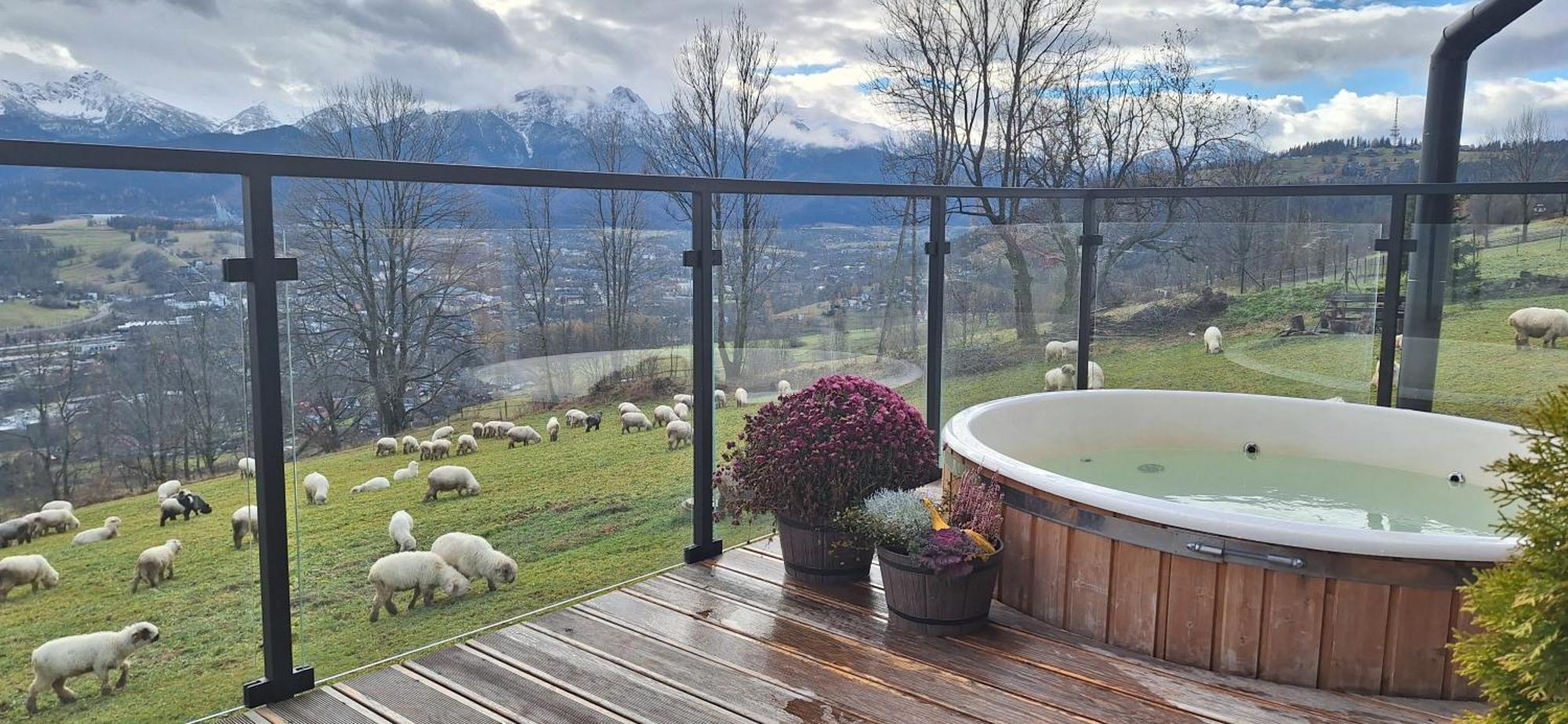 Domki Widokowe Wooden Luxury Chalet & Jacuzzi Zab Camera foto