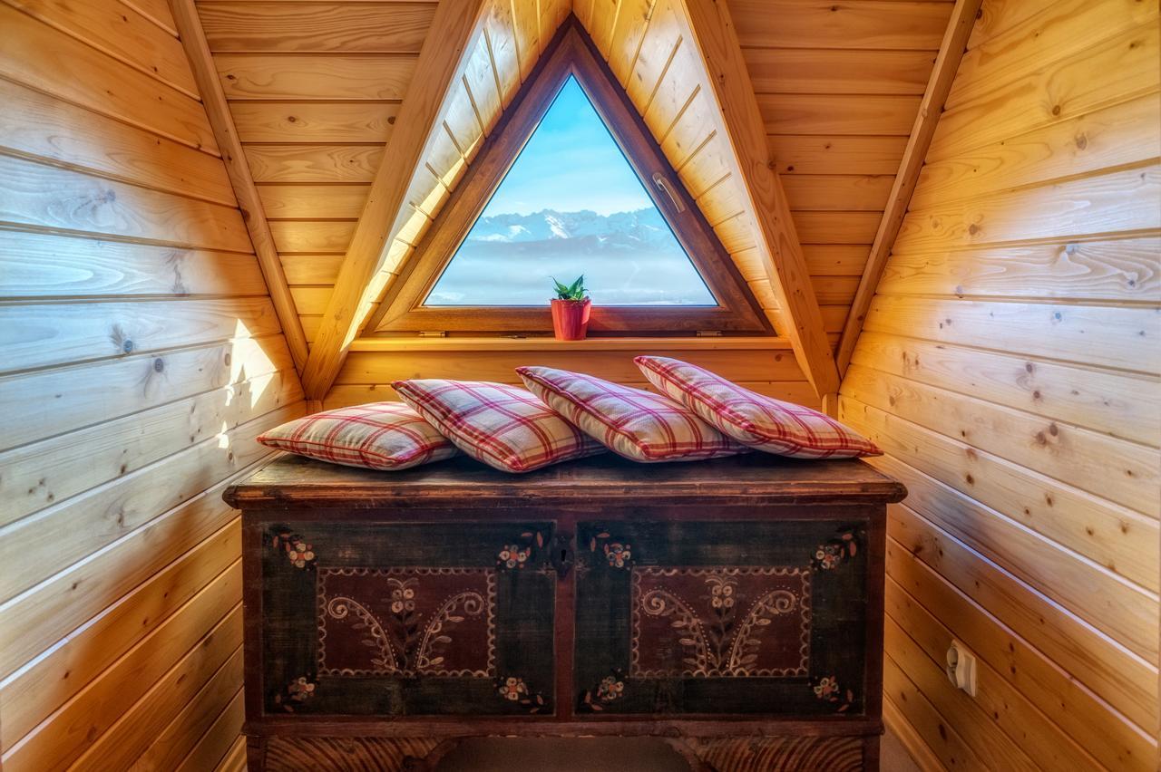 Domki Widokowe Wooden Luxury Chalet & Jacuzzi Zab Esterno foto